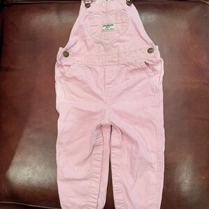 OshKosh B'gosh Light Pink Kids Overalls 24M